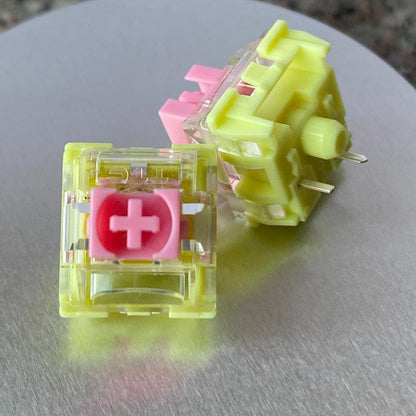 TTC Gold Pink V2 (2nd Generation) Switches, 3 Pin Linear 37gf Light Switch - IPOPULARSHOP